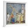 Road to Calvary, Detail from Life and Passion of Christ-Giotto di Bondone-Framed Giclee Print