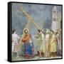 Road to Calvary, Detail from Life and Passion of Christ-Giotto di Bondone-Framed Stretched Canvas