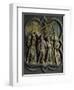 Road to Calvary, Panel-Lorenzo Ghiberti-Framed Giclee Print