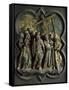 Road to Calvary, Panel-Lorenzo Ghiberti-Framed Stretched Canvas
