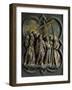 Road to Calvary, Panel-Lorenzo Ghiberti-Framed Giclee Print