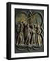 Road to Calvary, Panel-Lorenzo Ghiberti-Framed Giclee Print