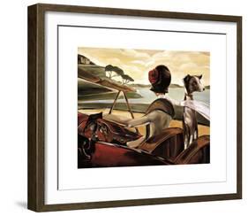 Road to Cannes-Trish Biddle-Framed Giclee Print