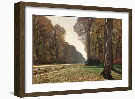 Road to Chailly-Claude Monet-Framed Art Print