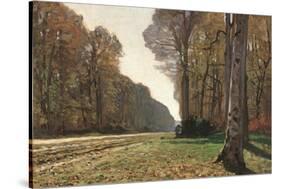 Road to Chailly-Claude Monet-Stretched Canvas