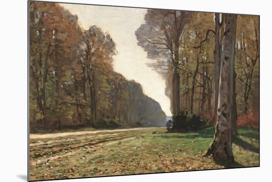 Road to Chailly-Claude Monet-Mounted Art Print