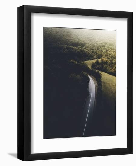 Road to Darkness-Design Fabrikken-Framed Photographic Print