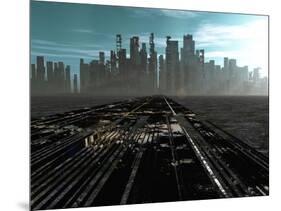 Road To Dead City-rolffimages-Mounted Art Print