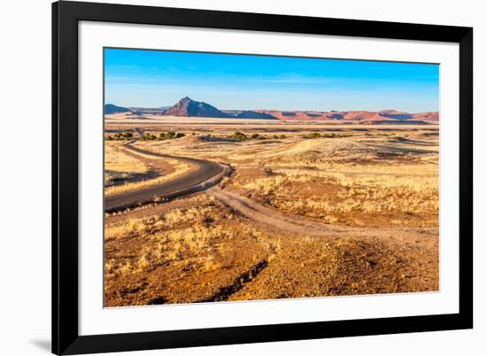 Road to Desert-milosk50-Framed Photographic Print