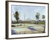 Road to Gennevilliers, c.1883-Paul Signac-Framed Giclee Print