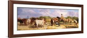 Road to Gloucester Fair-Briton Riviere-Framed Giclee Print