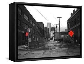 Road To Gm Headquarters-NaxArt-Framed Stretched Canvas