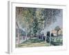 Road to Louveciennes-Alfred Sisley-Framed Giclee Print