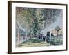 Road to Louveciennes-Alfred Sisley-Framed Giclee Print