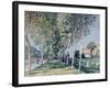 Road to Louveciennes-Alfred Sisley-Framed Giclee Print