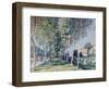 Road to Louveciennes-Alfred Sisley-Framed Giclee Print