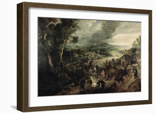 Road to Market-Peter Paul Rubens-Framed Giclee Print