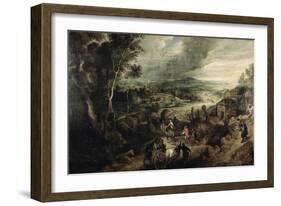 Road to Market-Peter Paul Rubens-Framed Giclee Print