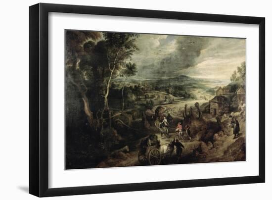 Road to Market-Peter Paul Rubens-Framed Giclee Print