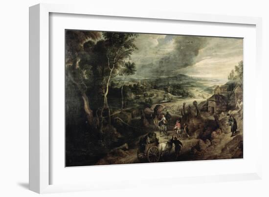 Road to Market-Peter Paul Rubens-Framed Giclee Print