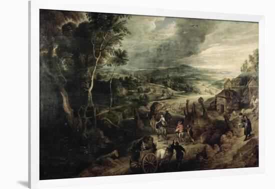 Road to Market-Peter Paul Rubens-Framed Giclee Print