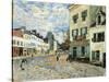 Road to Marly, 1876-Alfred Sisley-Stretched Canvas