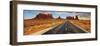 Road to Monument Valley, Arizona-Vadim Ratsenskiy-Framed Giclee Print