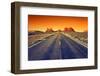 Road to Monument Valley at Sunset-prochasson-Framed Photographic Print