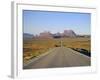 Road to Monument Valley, Navajo Reserve, Utah, USA-Adina Tovy-Framed Photographic Print