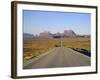 Road to Monument Valley, Navajo Reserve, Utah, USA-Adina Tovy-Framed Photographic Print