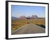 Road to Monument Valley, Navajo Reserve, Utah, USA-Adina Tovy-Framed Photographic Print