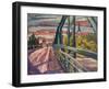 Road To My Town, 2004-Marta Martonfi-Benke-Framed Giclee Print