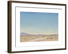 Road to Nowhere, Indian Springs, Nevada-Maynard Dixon-Framed Premium Giclee Print