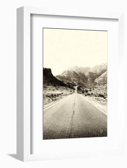 Road to Old West-Nathan Larson-Framed Photographic Print