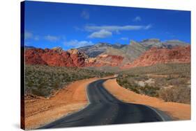 Road to Red Rock Canyon Conversation Area-SNEHITDESIGN-Stretched Canvas
