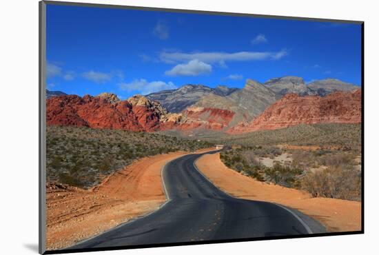 Road to Red Rock Canyon Conversation Area-SNEHITDESIGN-Mounted Photographic Print
