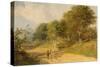 Road to Redheugh Hall, 1856-William Ryott-Stretched Canvas