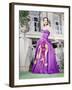 ROAD TO RIO, Dorothy Lamour, in a lavender moire taffeta gown by Howard Greer, 1947-null-Framed Photo