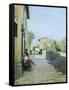 Road to Settignano-Telemaco Signorini-Framed Stretched Canvas