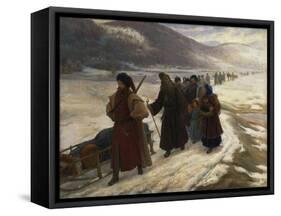 Road to Siberia-Sergei Dmitrievich Miloradovich-Framed Stretched Canvas