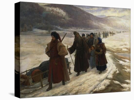 Road to Siberia-Sergei Dmitrievich Miloradovich-Stretched Canvas