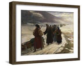 Road to Siberia-Sergei Dmitrievich Miloradovich-Framed Giclee Print