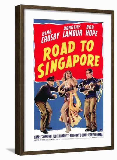 Road to Singapore, 1940-null-Framed Art Print