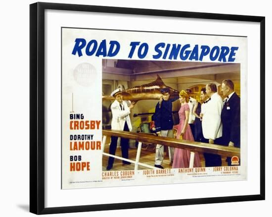 Road to Singapore, 1940-null-Framed Art Print