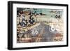 Road To The Flag-Jace Grey-Framed Art Print