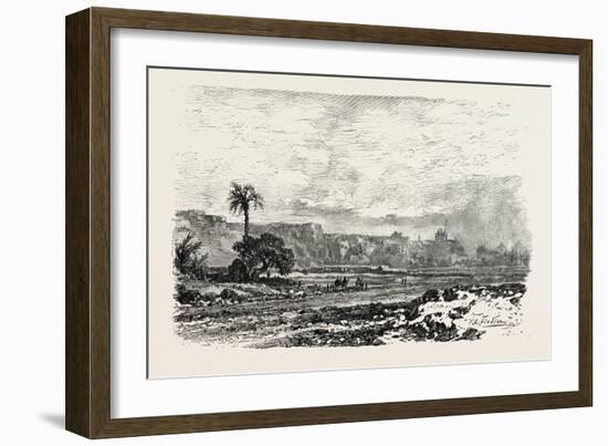 Road to the Petrified Forest. Egypt, 1879-null-Framed Giclee Print