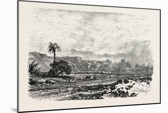 Road to the Petrified Forest. Egypt, 1879-null-Mounted Giclee Print