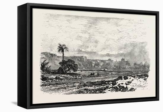 Road to the Petrified Forest. Egypt, 1879-null-Framed Stretched Canvas