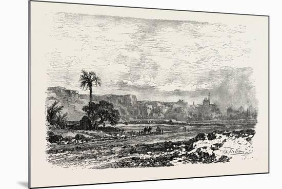 Road to the Petrified Forest. Egypt, 1879-null-Mounted Giclee Print