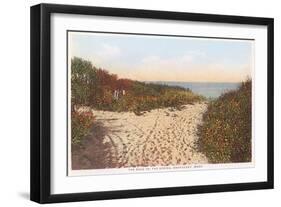 Road to the Spring, Nantucket, Massachusetts-null-Framed Art Print